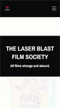 Mobile Screenshot of laserblastfilmsociety.com