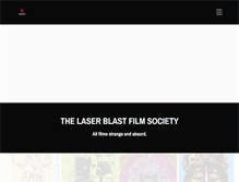 Tablet Screenshot of laserblastfilmsociety.com